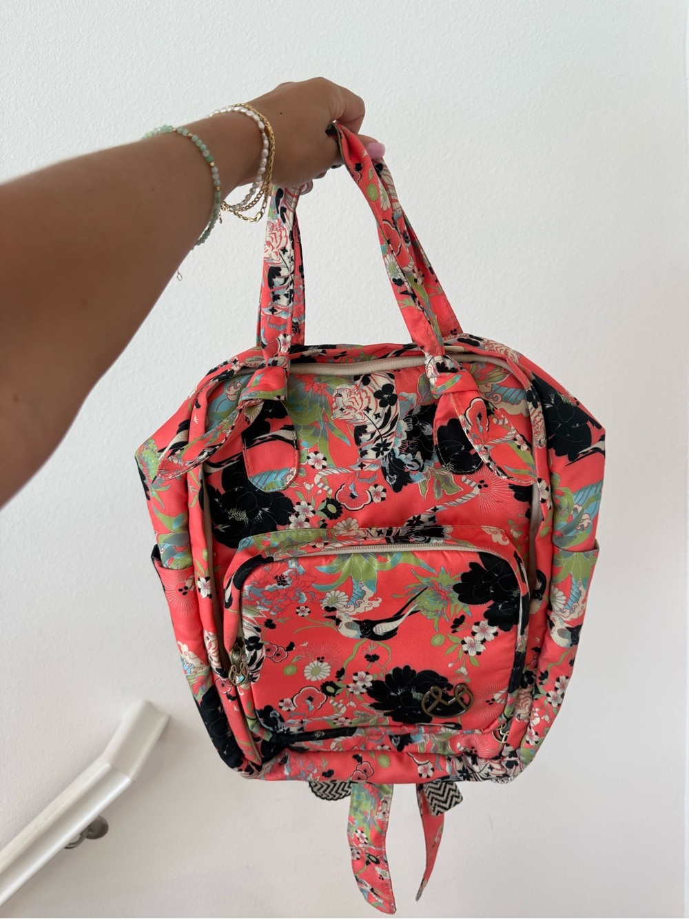 Maaji Coral Floral Backpack Tote